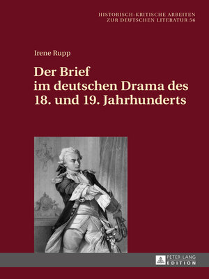 cover image of Der Brief im deutschen Drama des 18. und 19. Jahrhunderts